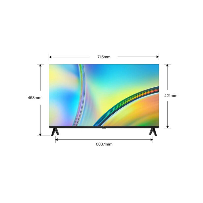 ขนาดทีวี TCL 32 นิ้ว รุ่น 325400A